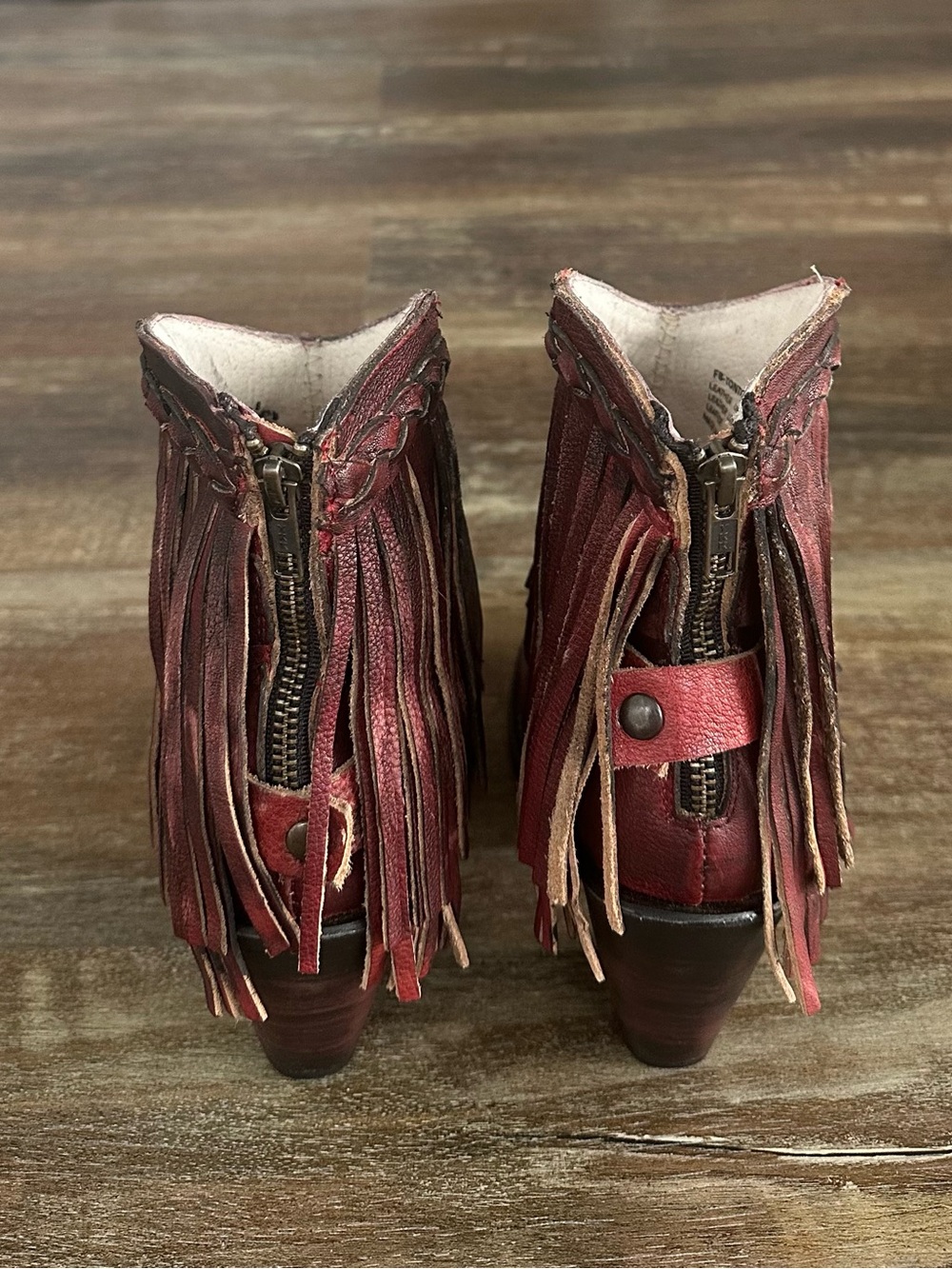 Freebird Tonto Fringe Boots Size 8 Boho Festival Rodeo - Picture 4 of 6